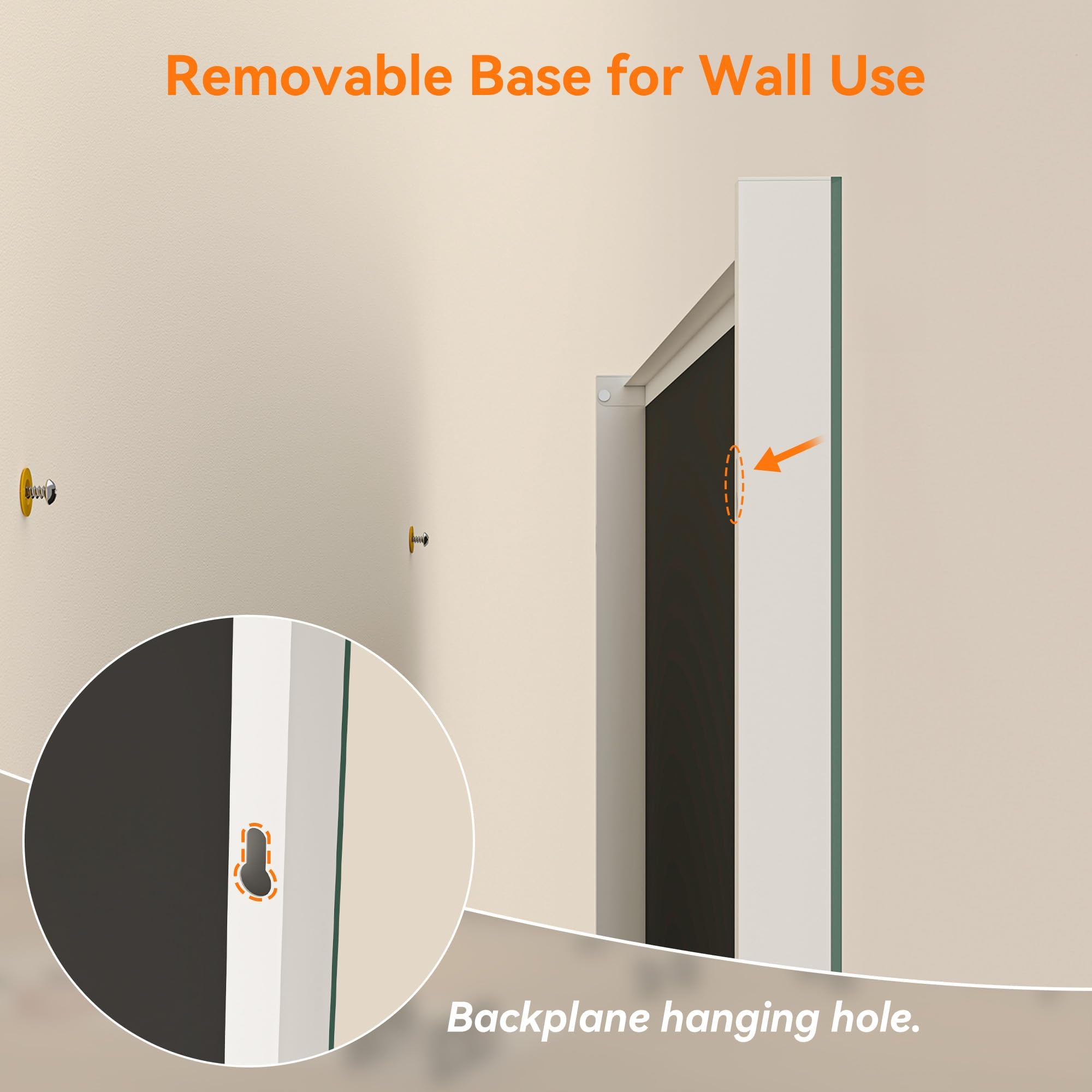 Hasipu Ganzkörperspiegel 190 x 80 cm, 360° Drehbar Standspiegel mit Rollen, Gehärtetes Glas Home Gym Tanzspiegel für Schlafzimmer Fitnessraum Yoga