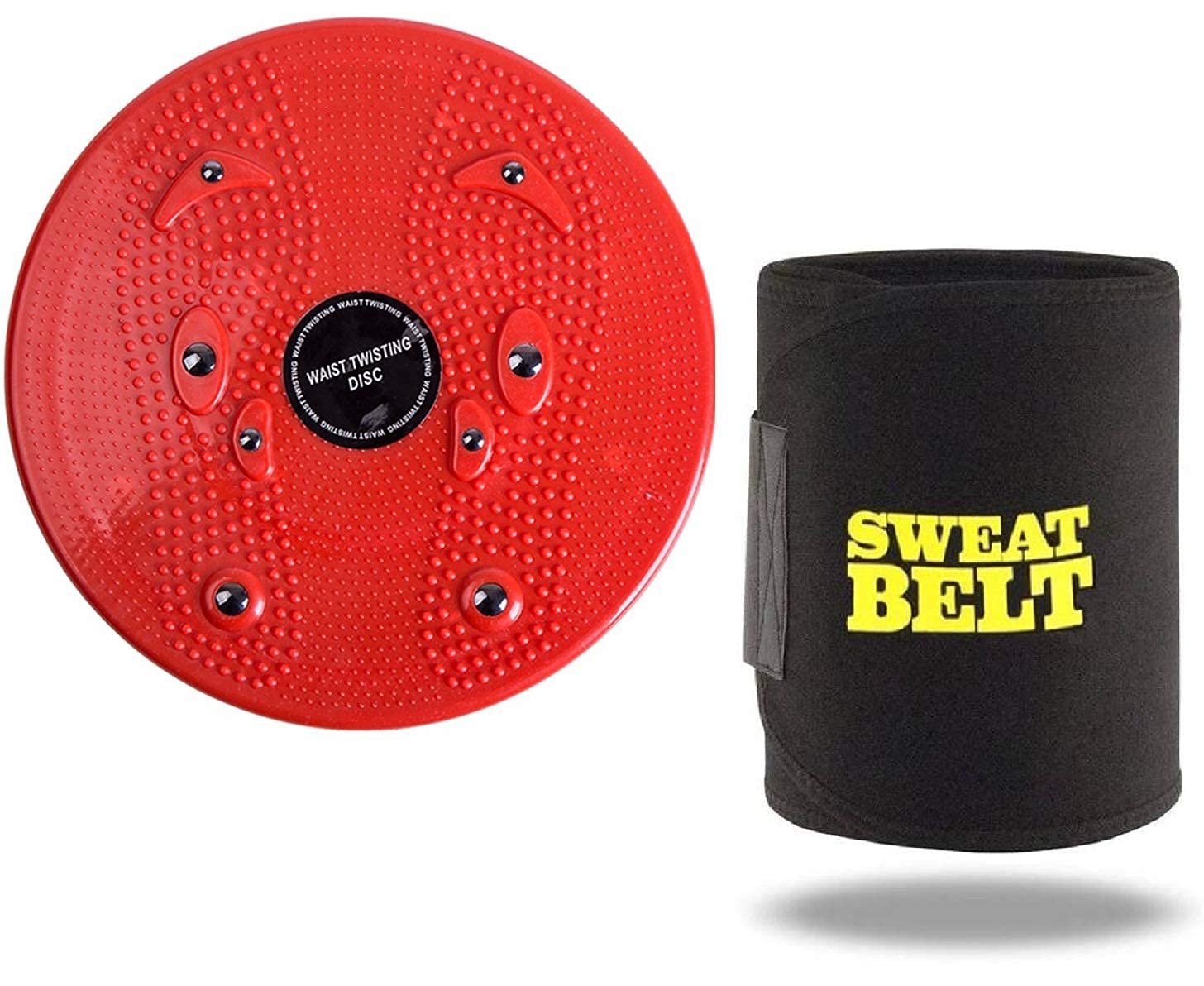 GJSHOP Tummy Twister and Sweat Slim Belt Gym Accessories Combo Ab Exercise Fat Buster Weight Loss Fitness Home Gym Workout Equipment (B09FHM612Q) Amazon Price History, Amazon Price Tracker