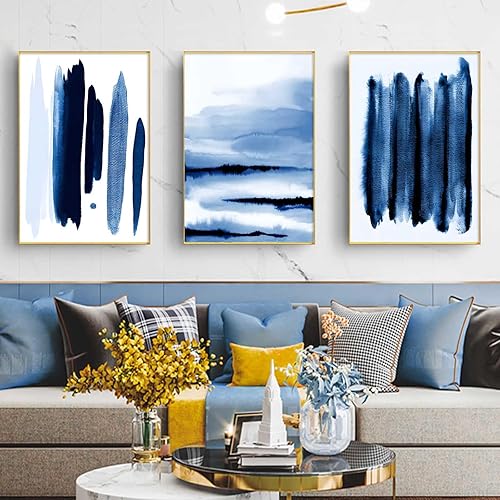 Miniatura 10 de Lienzo abstracto de paisaje marino para pared, pintura minimalista neutra abstracta del océano, paisaje neutro, impresiones de naturaleza abstracta,