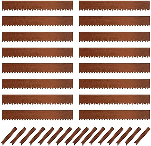 Miniatura 8 de Bordes de acero para césped, bordes metálicos para jardines, borde de jardín flexible, borde de acero galvanizado flexible, borde de metal para