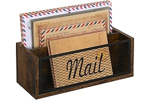 Wall-Mount Mail Bill Holder Organizer for Home Office