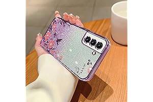 Allytech Samsung S21 Case - Glitter Flower Bling