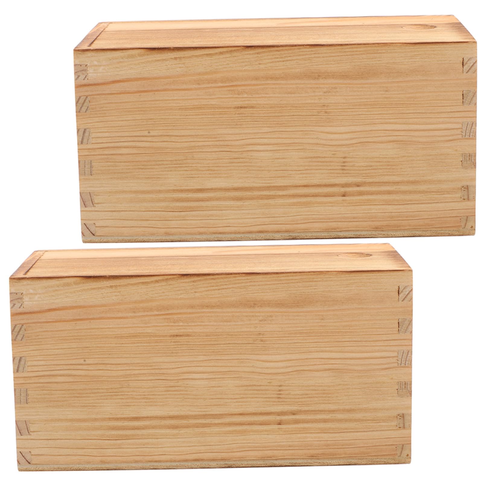 Boîtes à bijoux en bois couvercle coulissant boîte rangement compacte