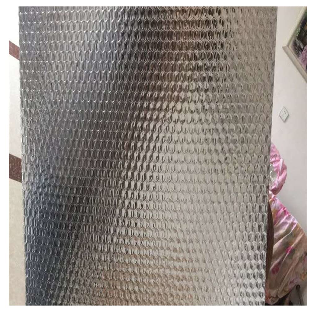Heizkörper reflexionsfolie Folie Double Bubble Dampfsperre Wärmedämmungsschild Wärme Reflektierende Reflektor Bubble Folienkanalverpackung Für Wandschuppen Dachboden Türboden(Size:1x25m)