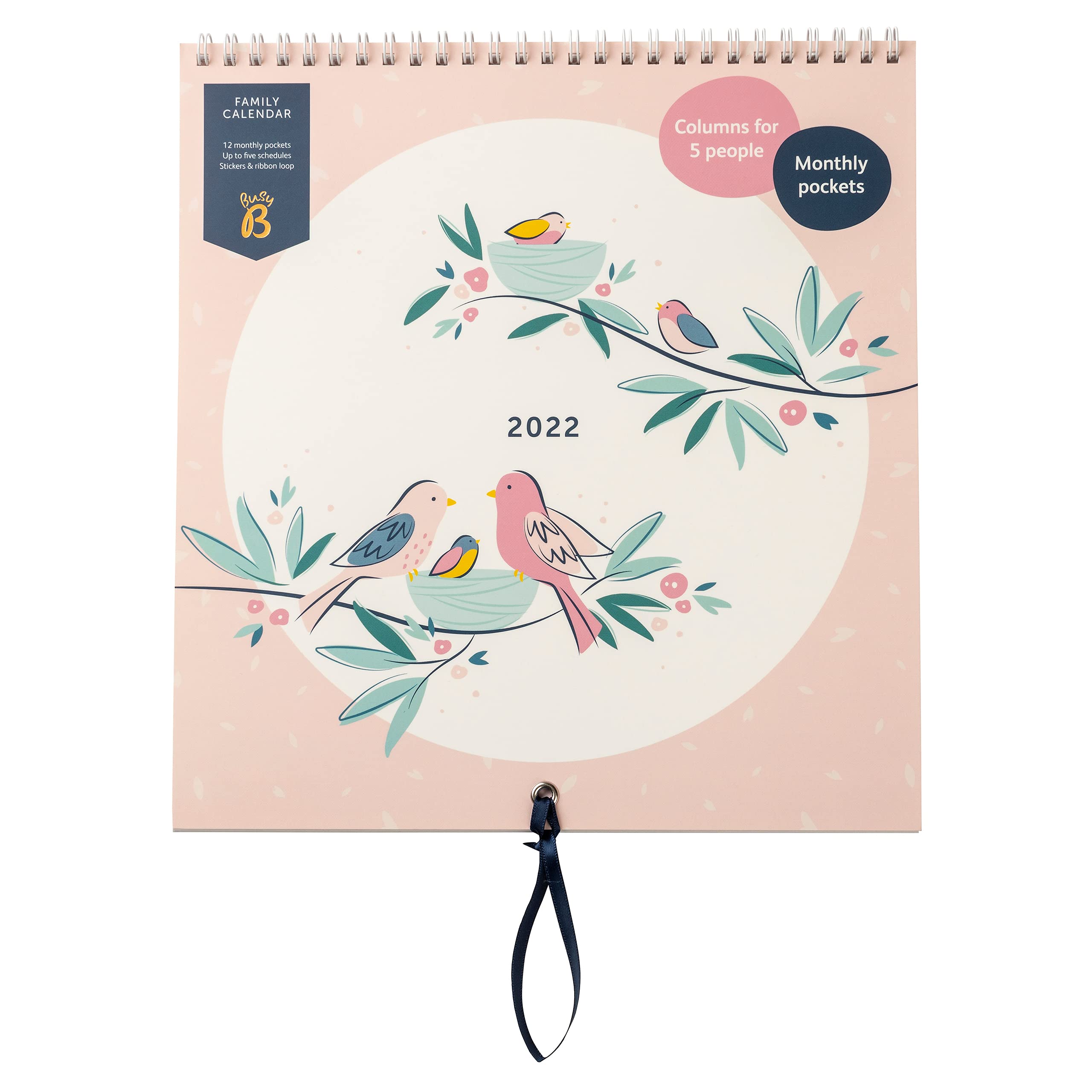 Buy Busy B Family Monthly January to December 2022. Birds Family 2022