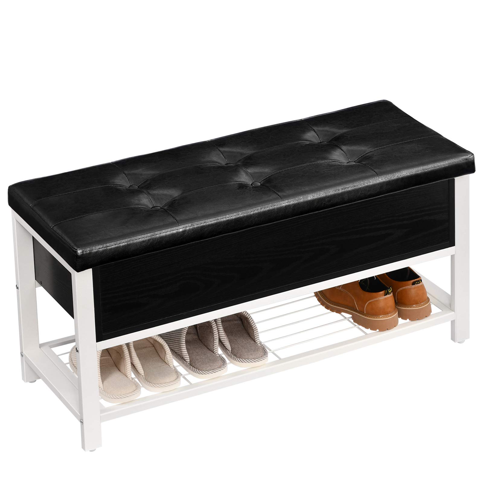 Buy SAYGOER Storage Bench for Entryway Shoe Bench with PU Pad Seating
