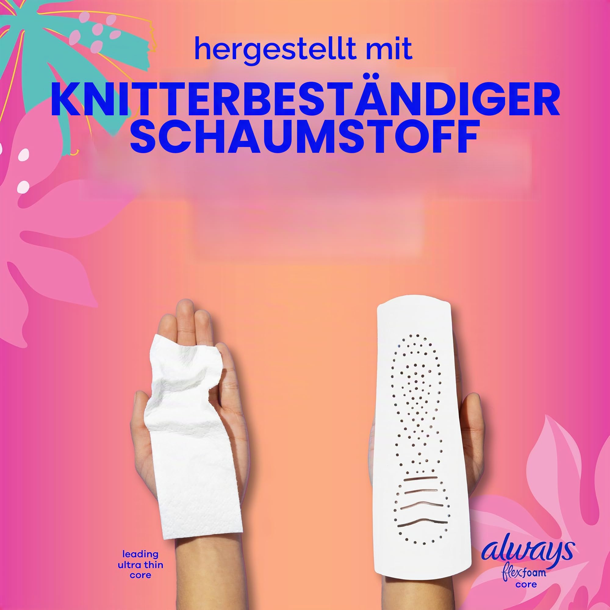 Always Radiant Teen Pads, Größe 1, regulär, mit Flügeln, geruchlos, 42 Stück