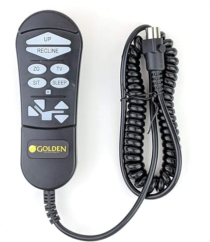 Miniatura 2 de Golden Technologies and Ultra Comfort ZKAD5 - Silla reclinable elevadora de asiento, control remoto a mano, 11 botones, conector de 5 pines, ZKAD5
