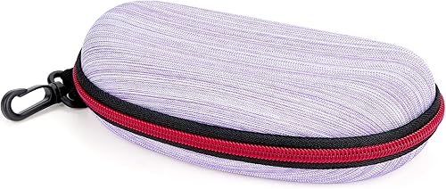 Linkidea Estuche rígido extra grande para lentes de sol, bolsa de almacenamiento de gafas de sol de gran tamaño (XXL), Púrpura