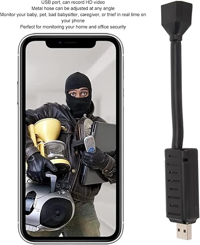 Miniatura 9 de GOWENIC Mini cámara 1080P, cámara de vigilancia interior con función de visión nocturna de detección de movimiento, para vigilancia, admite