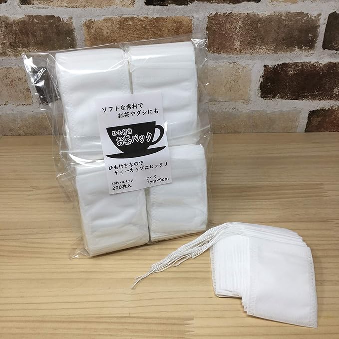 Amazon ひも付きお茶パック 0枚入り Fda基準適合不織布 ティーバッグ 7cm 9cm ひも付きお茶パック コーヒー 紅茶 お茶 粉末ドリンク 通販 Amazon ひも付きお茶パック 0枚入り Fda基準適合不織布 ティーバッグ 7cm 9cm ひも付きお茶パック コーヒー 紅茶 お茶 粉末ドリンク 通販
