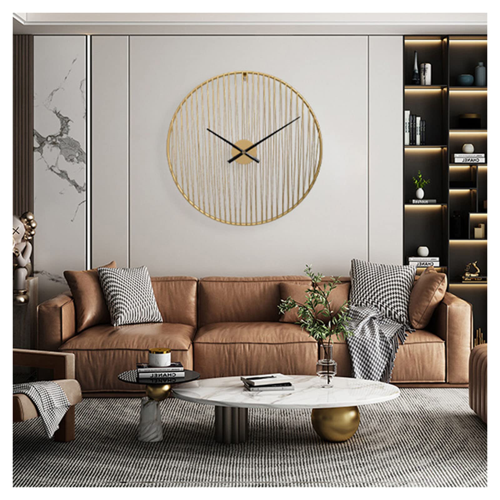 Horloge murale pour salon contemporain et décoration chic de grand porche - 6