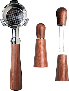 Pawa 54mm Bottomless Portafilter Paired with Wdt Tool - Enhance Your Espresso Brewing | Includes Filter Basket | Compatible with Breville Barista Express and 54mm Breville Machines