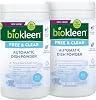 Biokleen Free & Clear Dishwashing Detergent Powder- 128 Loads - Concentrated, Phosphate & Chlorine Free, Eco-Friendly, No Artificial Fragrance, Colors or Preservatives