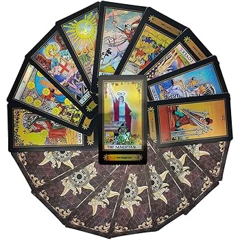 Amazon.com: VOVOH Tarot Cards Deck, 78 Holographic Classic