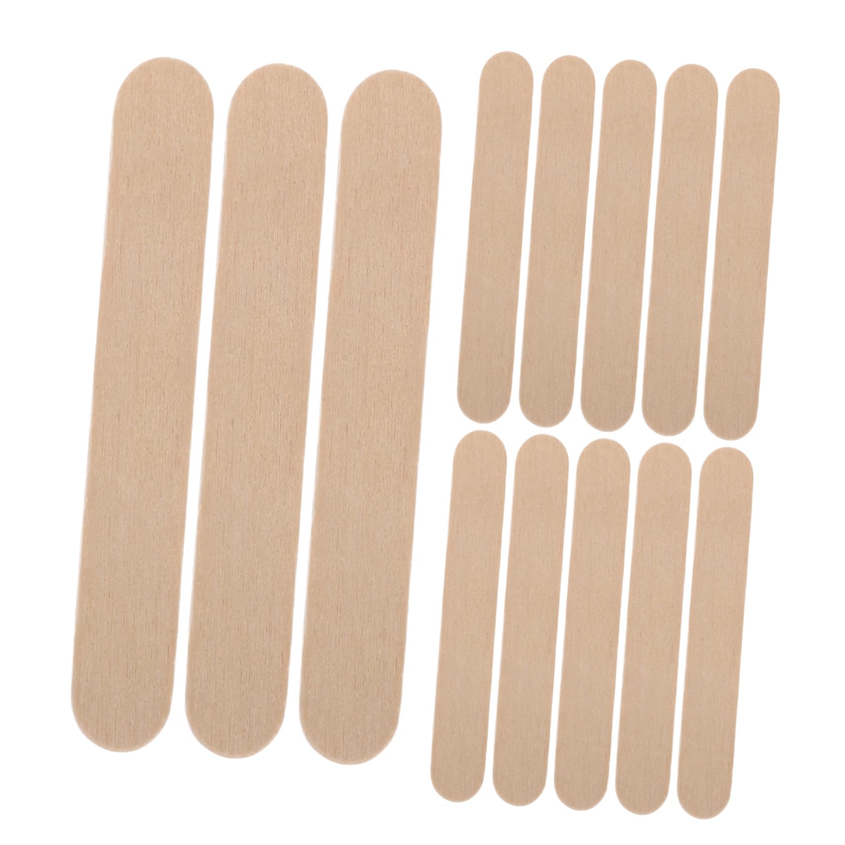 Bâtonnets de glace en bois naturel Homoyoyo de haute précision pour maquettes rigides