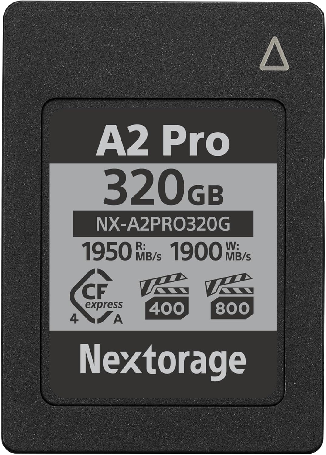 Nextorage 320GB CFexpress 4.0 Type A VPG 800 VPG 400 Japanese brand alpha camera compatible Memory card A2PRO NX-A2PRO320G Max write speed 1700MB/s Max read speed 1900MB/s