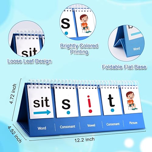 Miniatura 5 de CVC Word Games - Juegos de fonética, palabras de vista, tarjetas flash para jardín de infantes, preescolar jardín de infantes de primer y segundo