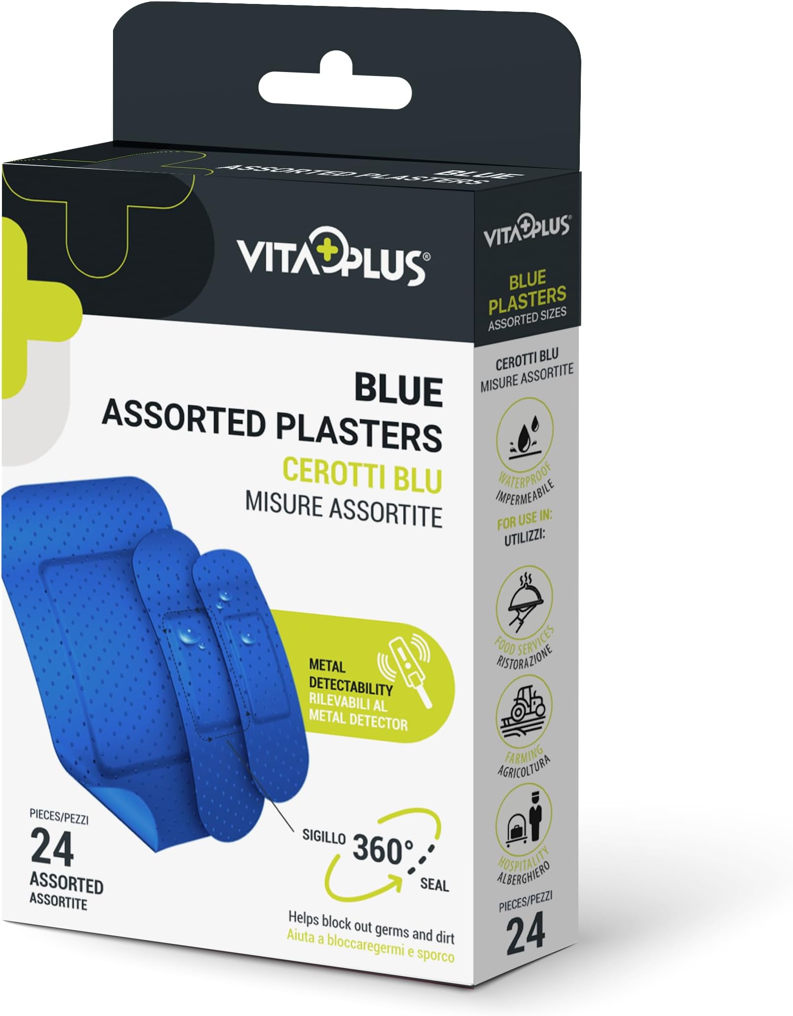 MEDINOX VP61411 BLUE PLASTER AASTD 24'S