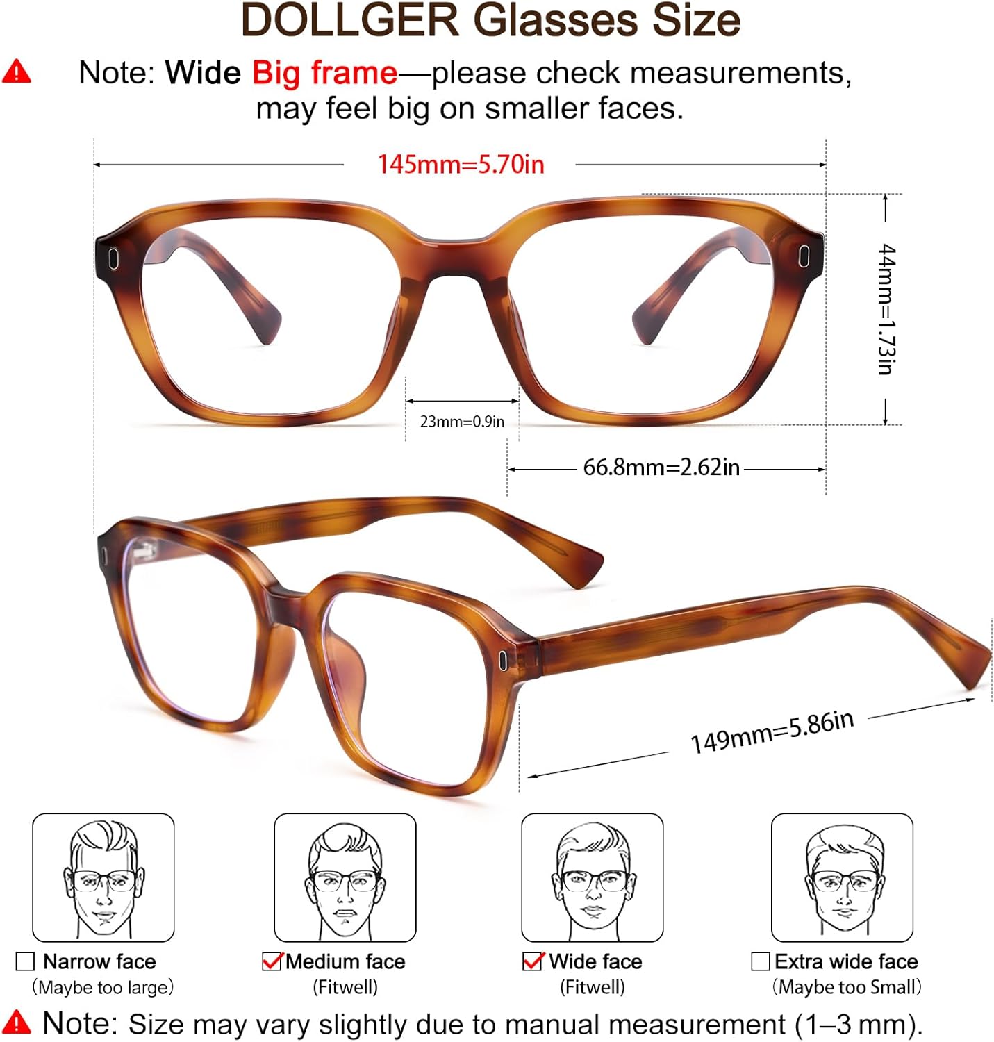 Dollger Blue Light Glasses Men Rectangle Vintage Anti BlueLight Blocking Glare Cute Trendy Computer Gaming UV Eyeglasses - Image 7