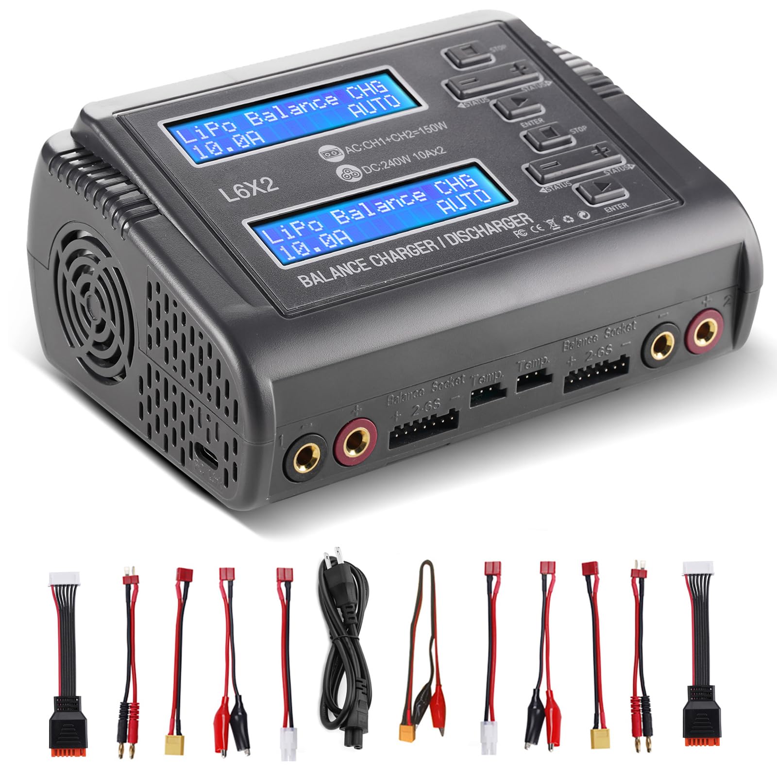 Amazon.com: LiPo Battery Charger Fast Balance Battery Chargers
