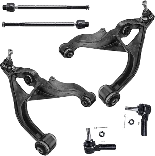 Miniatura 103 de Detroit Axle - Kit de brazos de control delanteros de 6 piezas para Hyundai Accent Kia Rio Rio5 06-10 2006 2007 2008 2009 2010 2011, 2 brazos de