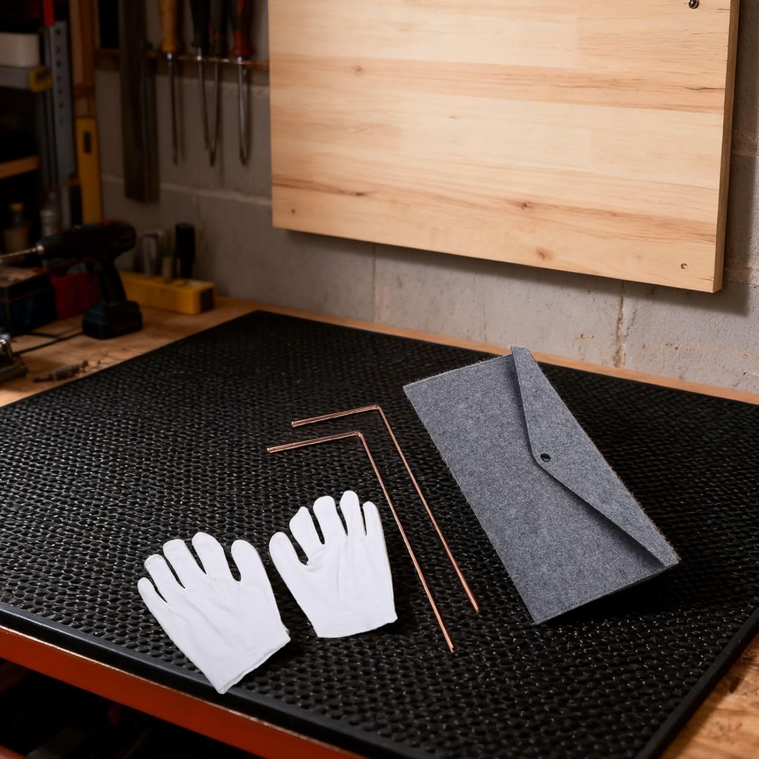 99.9% Copper Dowsing Rods and Divination Pendulum Kit, Telescopic Probe Set for Water Finding, Mineral Detection, Lost Item Location, Energy Healing Instruments with For Crystal Pendulum Accessories