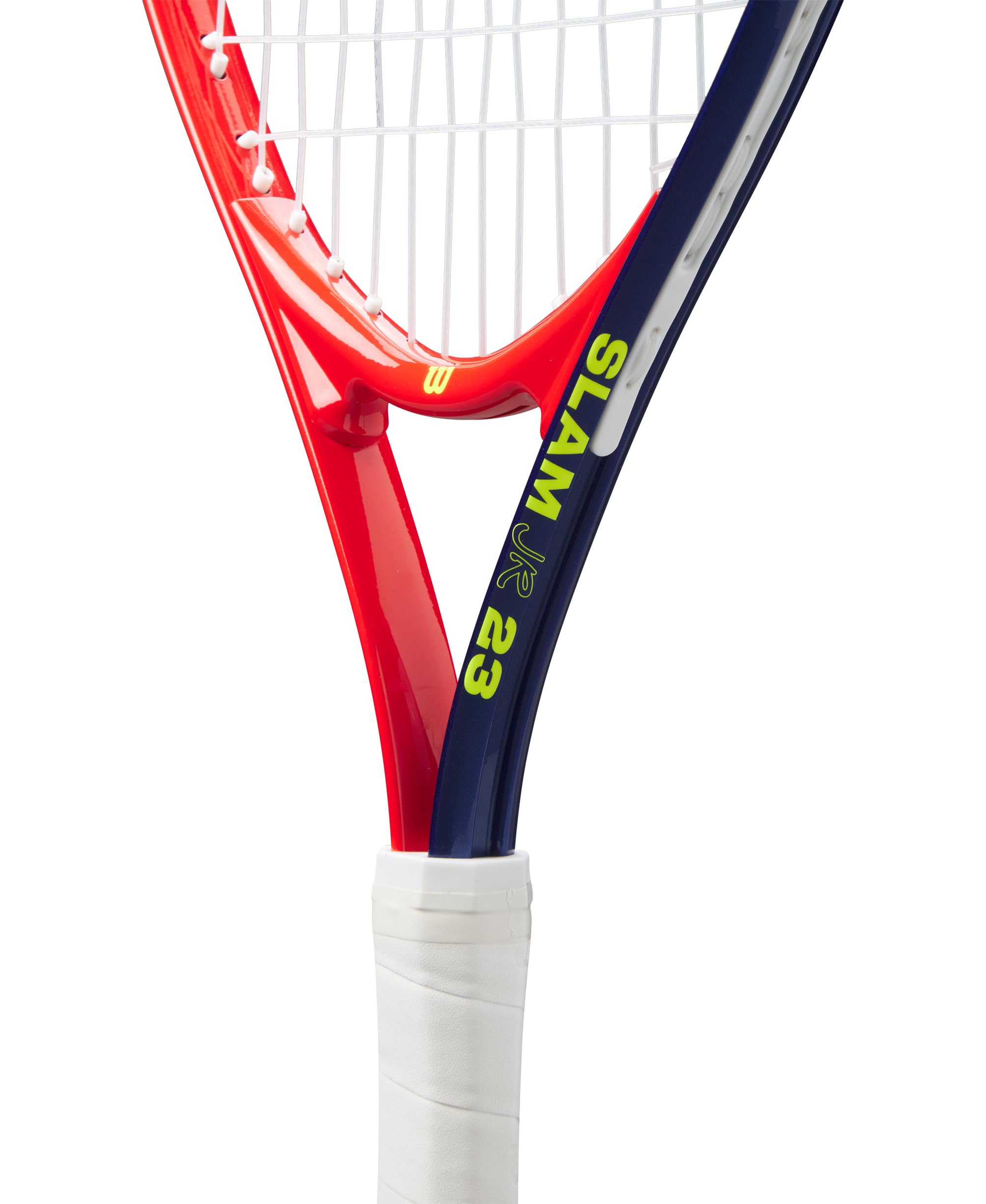 Wilson Slam Junior 23 Boys Tennis Racket Red/Yellow Strung 205g L