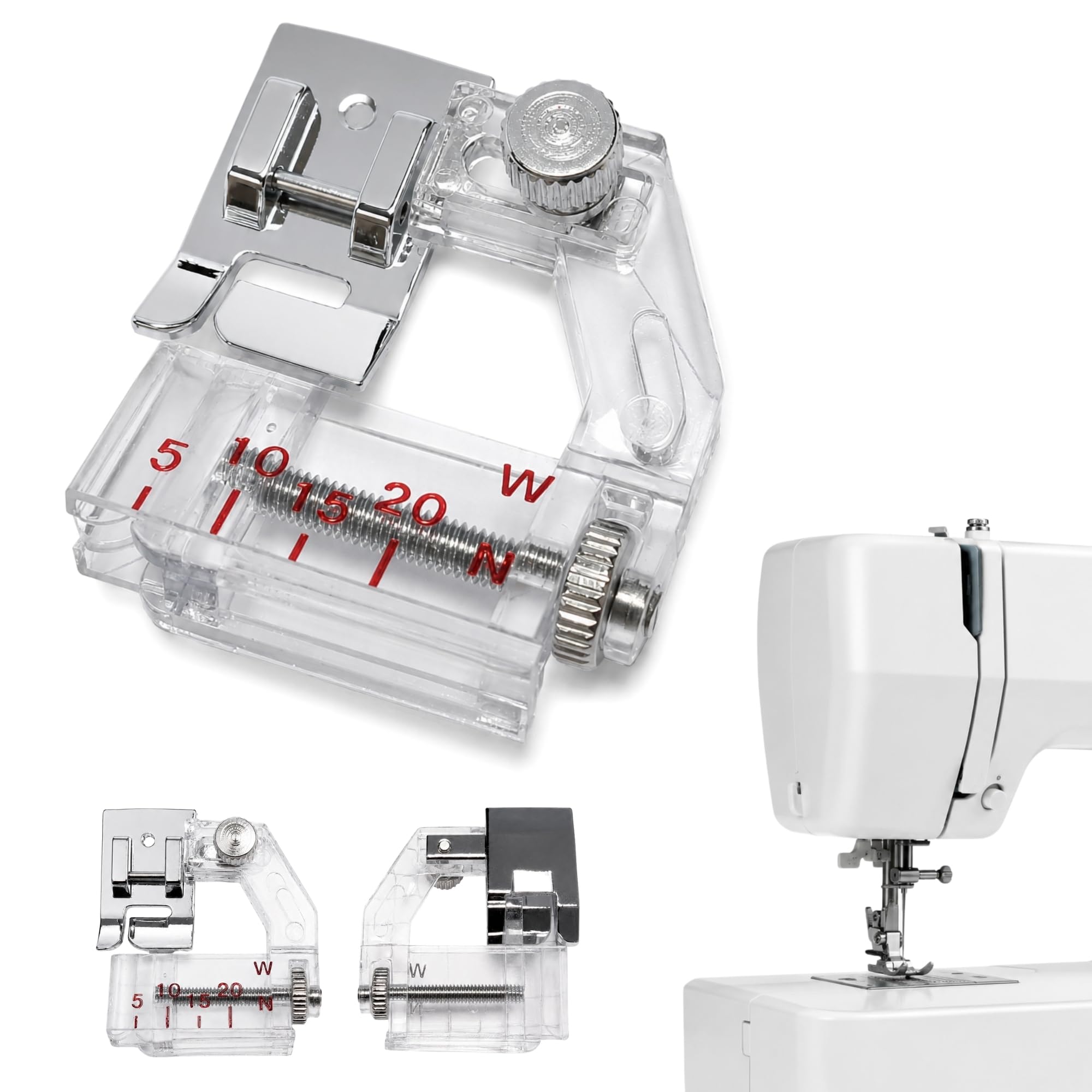 Sewing Machine Presser Foot, Overlock Overlock Presser Foot, Sewing Foot, Universal Presser Foot, Compatible with Alpha, Singer, Brother, Janome, Elna, Juki, Straight Stitch Machines — Amazon image 8