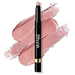 LUXAZA PRO Pink Eyeshadow Stick Makeup Set 1PCS, Neutral Shimmer And Matte Cream Eye Shadow Palette, Metallic Bronze Smoky Eyeliner Brightener Crayon Pencil Kit, Ideal Gift for Women -Warm-Flush