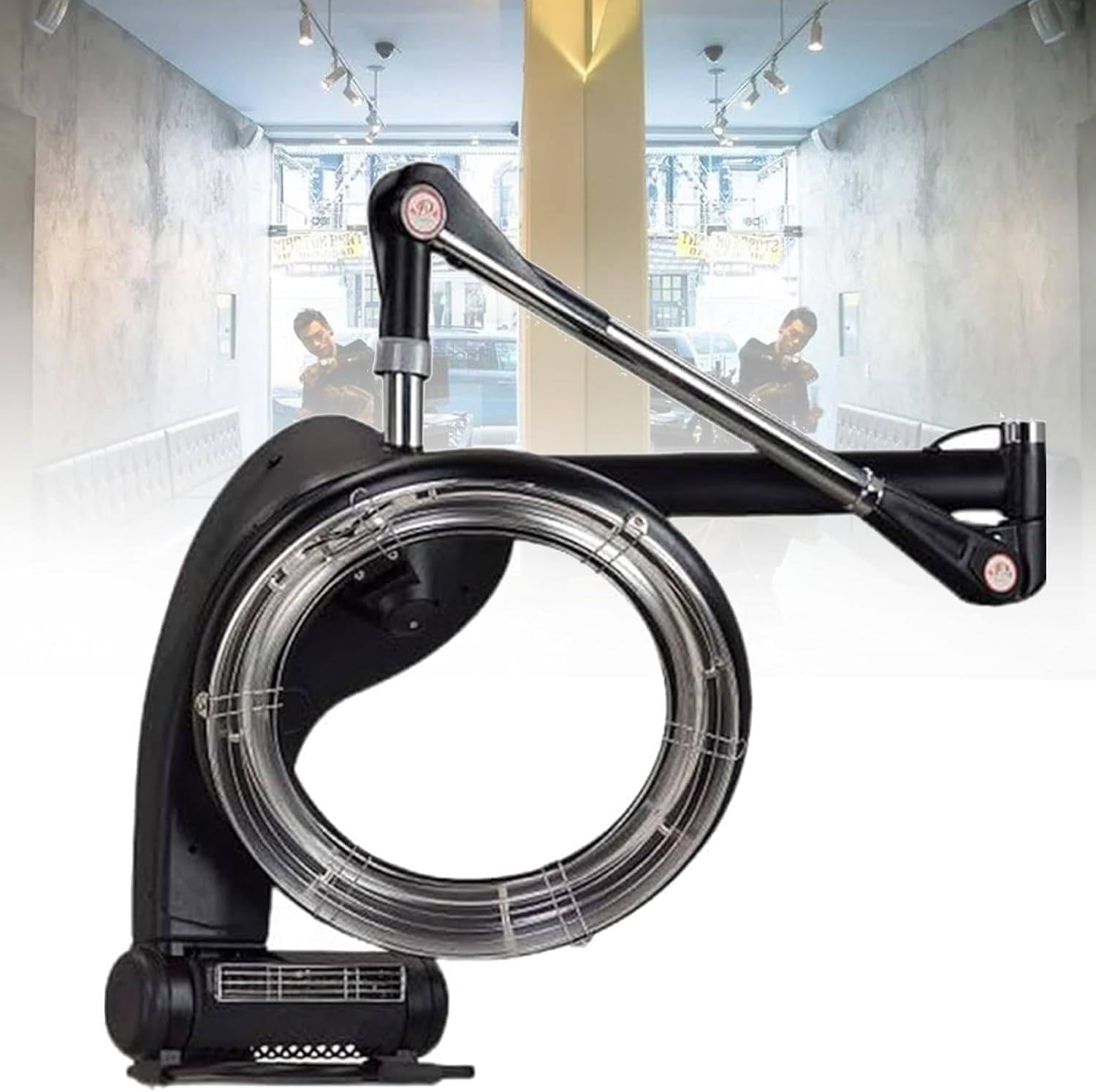 3 in 1 Orbiting Hair Dryer Hair Steamer Professional Freestanding Hair Salon Dryer Color Processor with Adjustable Timer