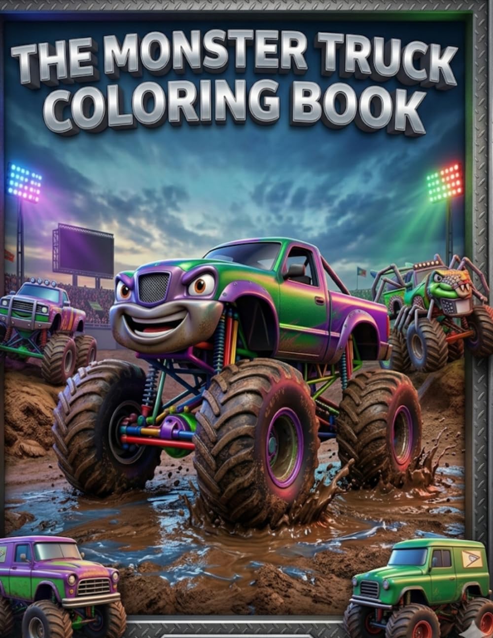 Monster Truck Coloring Book
