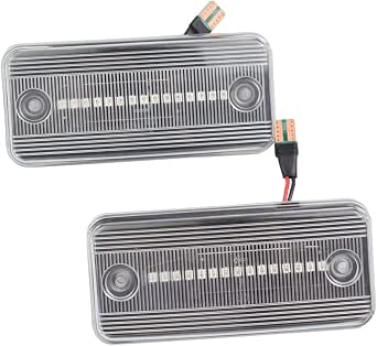 LST Orange Side Marker Light For Fiat Ducato 250/290 - Blinker Signal Lamp With Metal/Kunststoff Construction