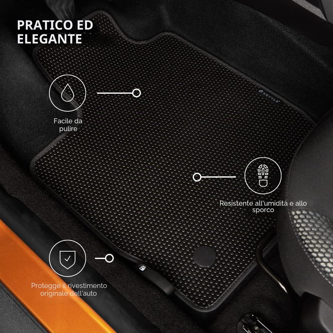 Tappetini per Auto in Gomma Duogrip adatti per DR 6.0 2023-2026 - - Serie: DuoGrip Gomma