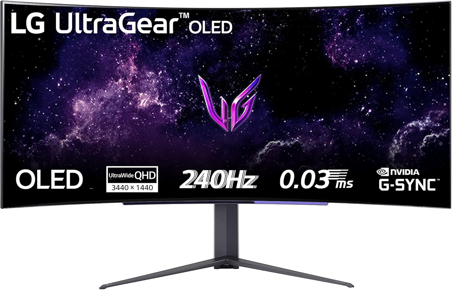 LG UltraGear 45GR95QE Monitor Gaming 45 pollici OLED