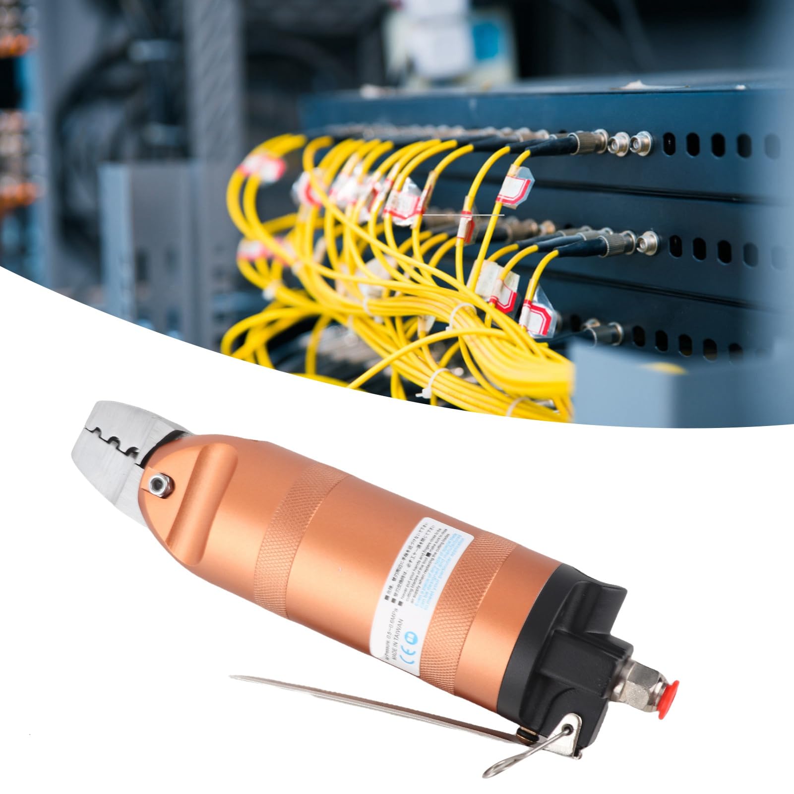 LICAEVEY Alicate de Engarce Neumatico KP 774, Tenaza de Aire de Aleacion