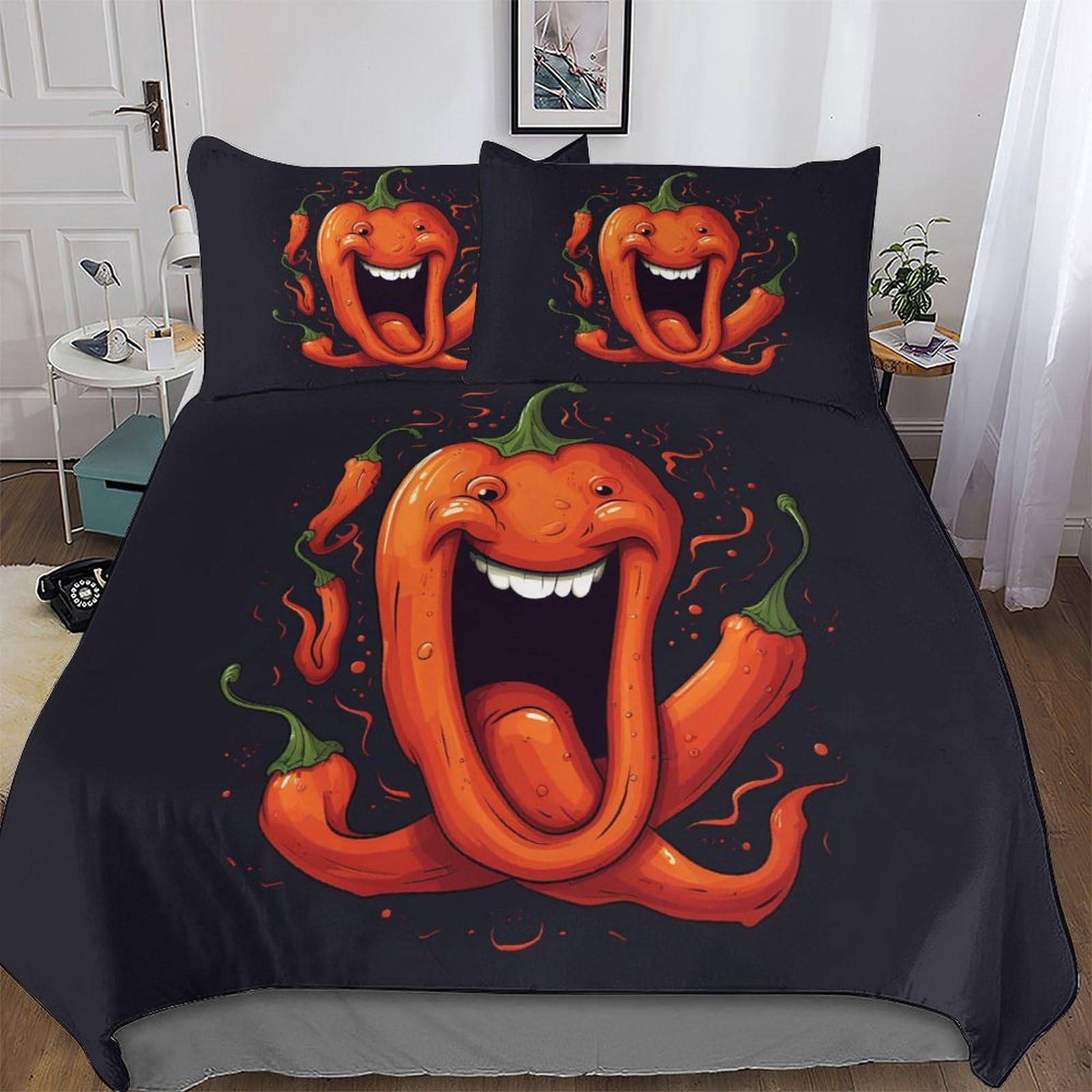 Housse de couette chili en microfibre douce King 220x240cm