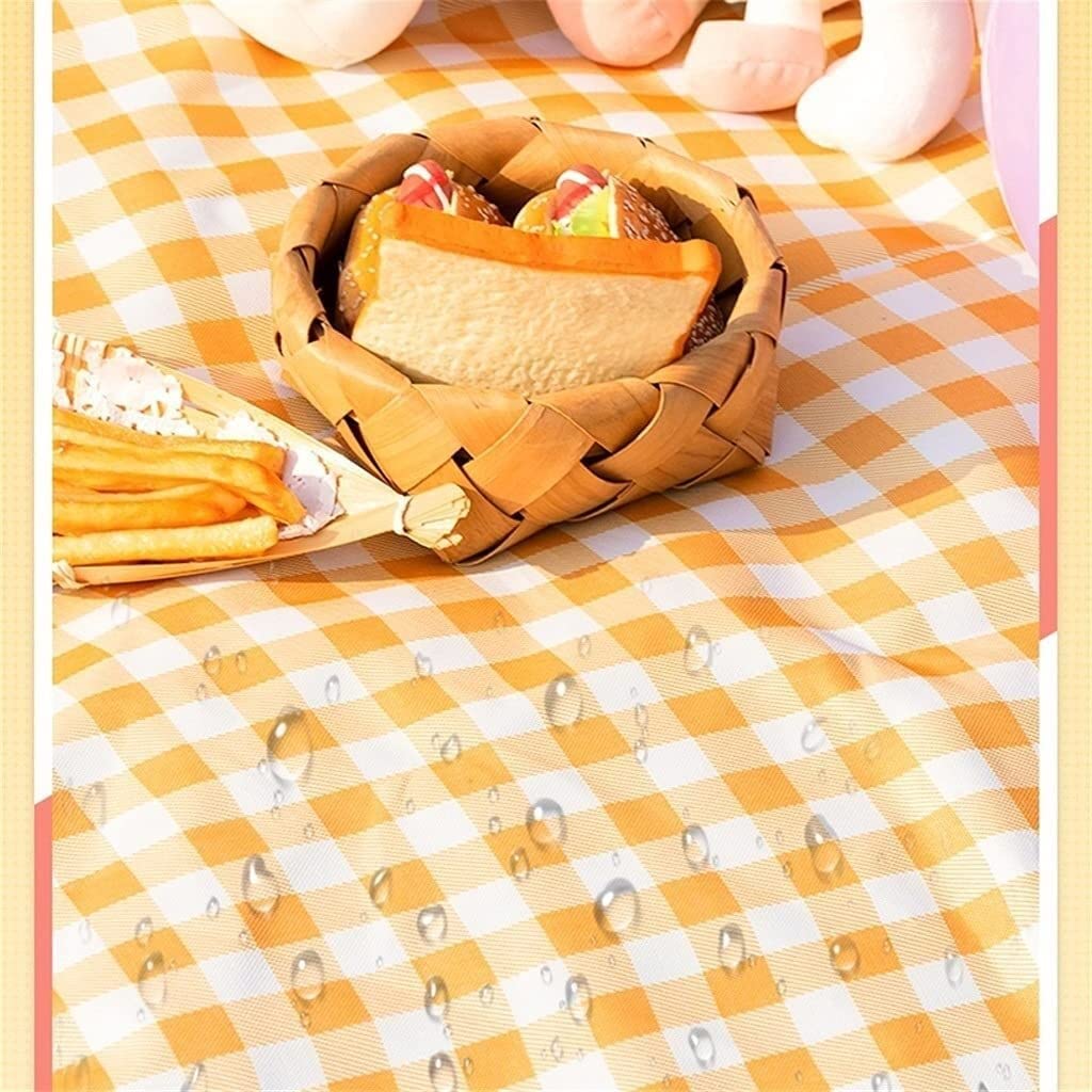 Koc Piknikowy Mata Piknikowa Przenośny koc piknikowy na zewnątrz Mata kempingowa do parkowania na piesze wycieczki do rodzinnego kempingu na trawie Koc Plażowy Do Parku(78.8inx78.8in.)