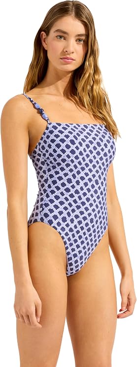 Seafolly Beach Bound Square Neck One Piece