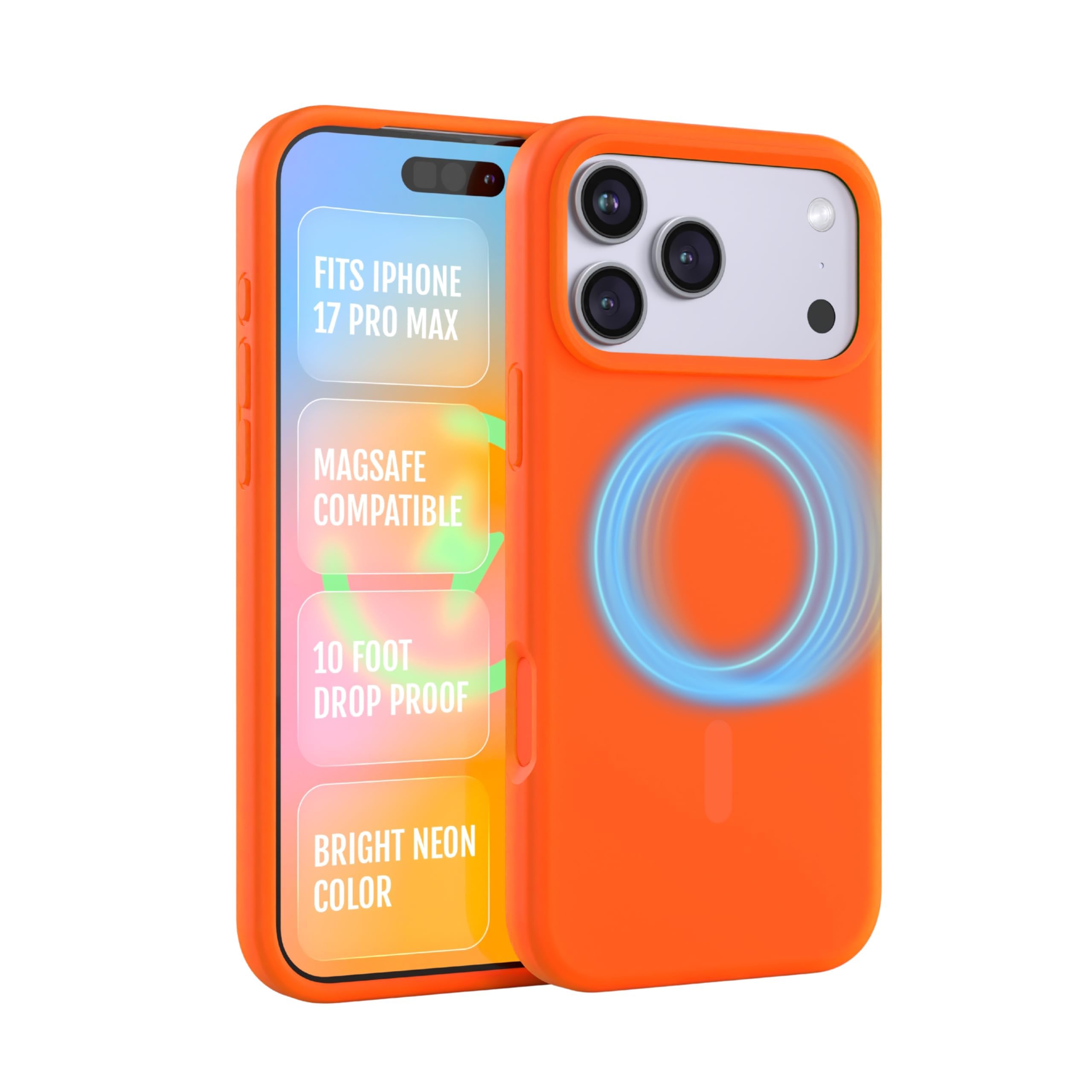 Amazon.com: FELONY CASE for iPhone 17 Pro Max, MagSafe, Silicone