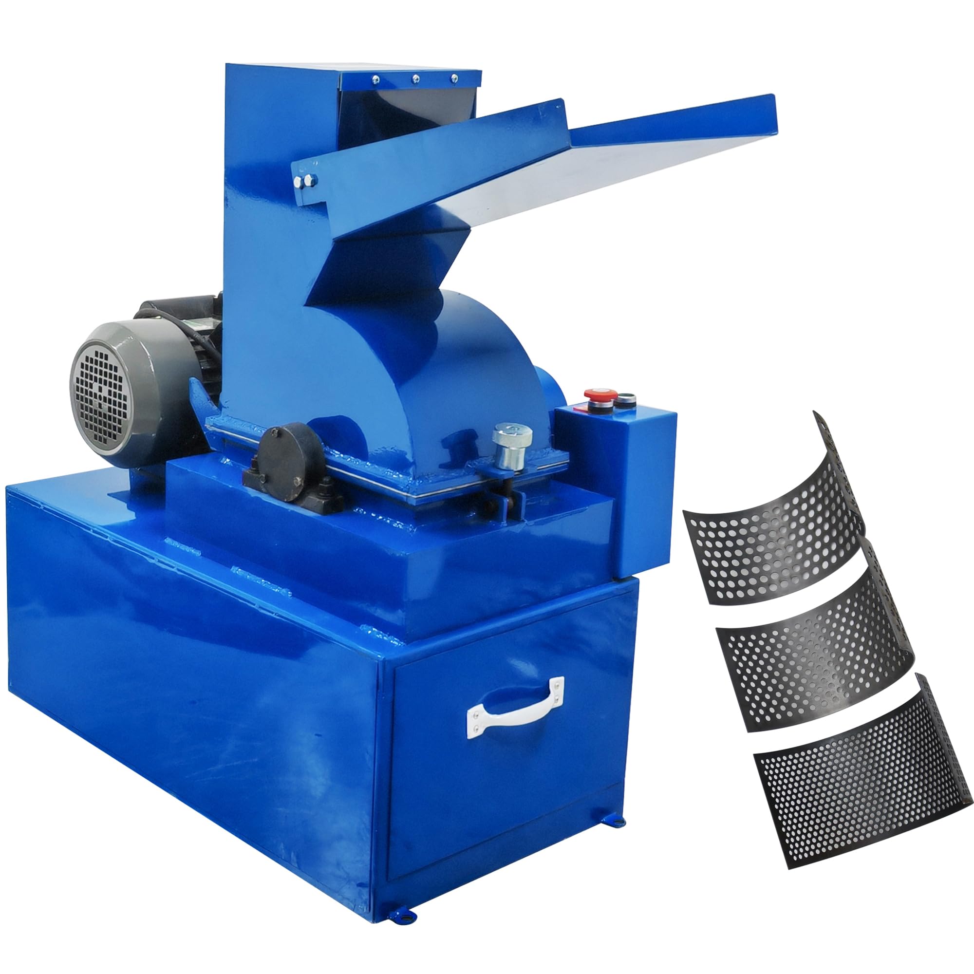 HQHAOTWU Hammer Crusher Medium Hammer Glass Crusher Rock Milling Crush Machine Electric Shatter Pulverizer 220V 3KW
