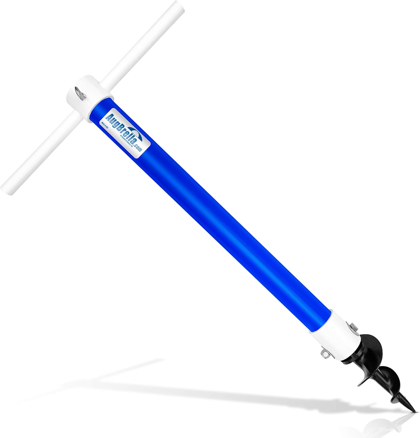 AugBrella Commercial Beach Umbrella Sand Anchor - Holder (Blue)