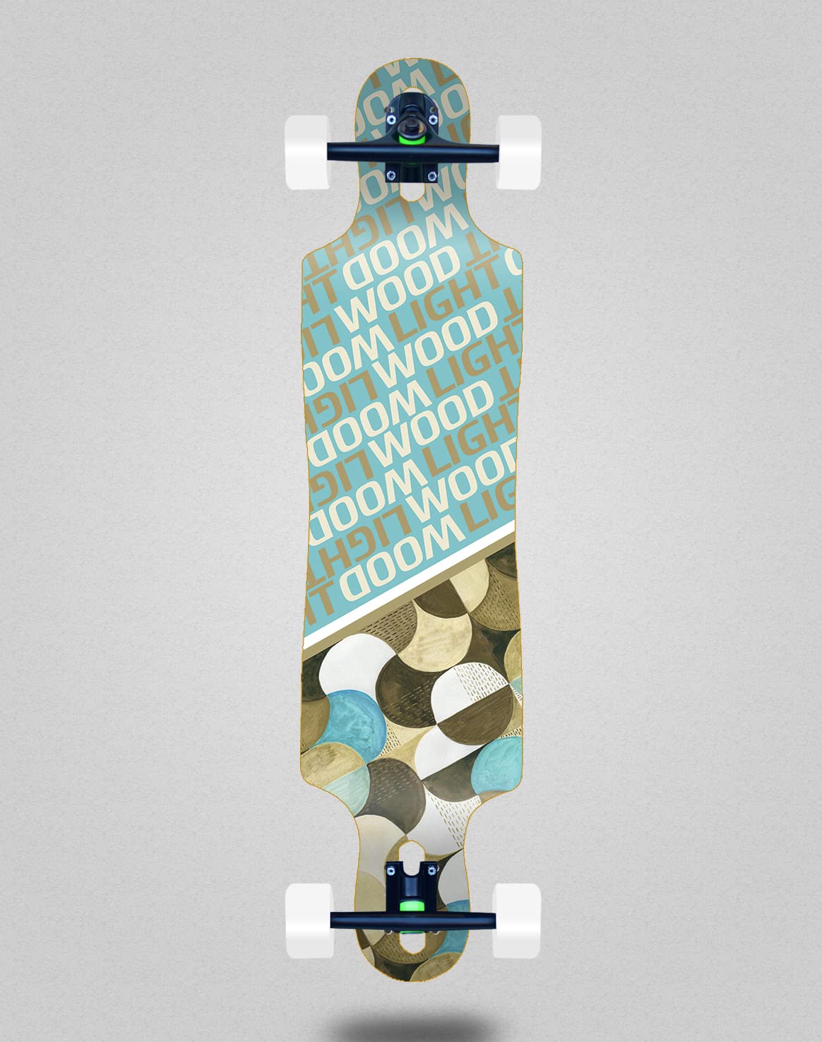 Wood Light Skate Skateboard Longboard Complete 40x9 Drop All Type Division