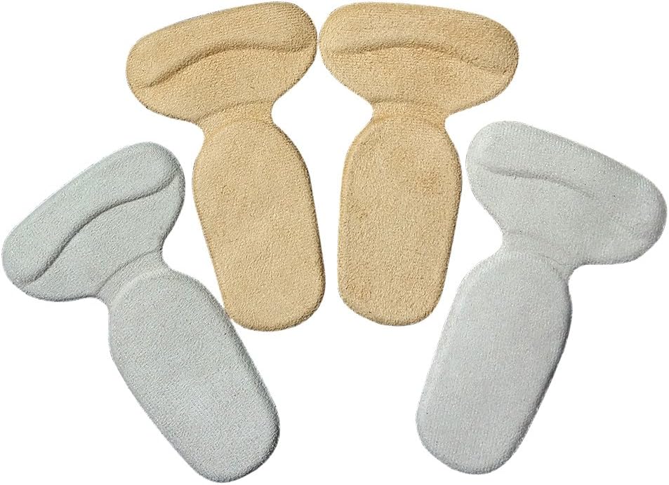 Feetology Heel Grips Heel Inserts Shoe Pads For Men & Women (2 Pairs) Foot Care Heel Protectors Insoles Back Heel Support With Free Bonus Massage Ball Included