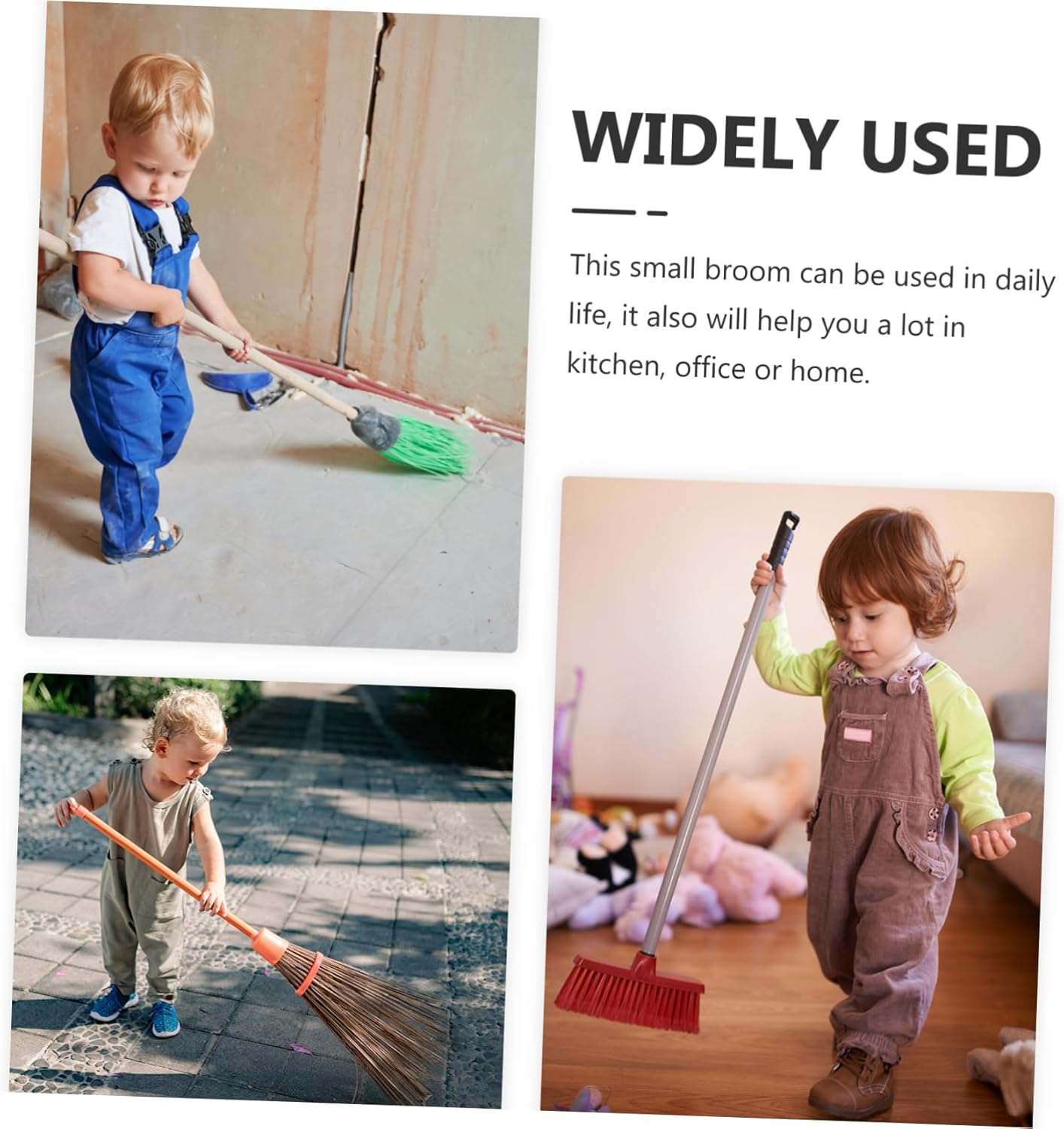 Ergonomic Boys and Girls Broom Dustpan Soft Broom for Hardwood Floors Chinese Home Cleaning Supplies Style