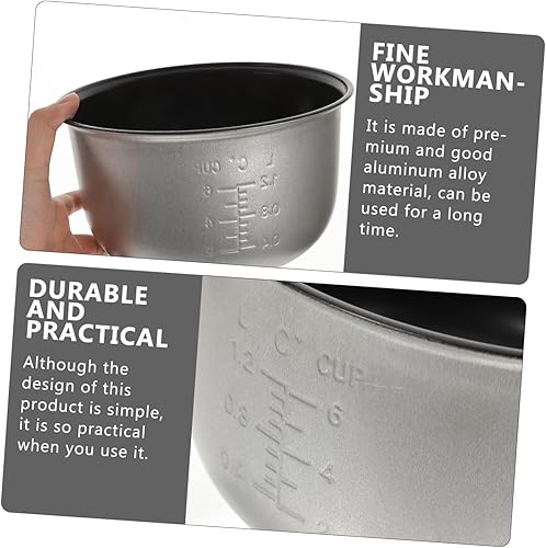 Miniatura 9 de SHOWERORO 1 juego de olla de arroz Liner de energía eléctrica Inserto de olla de cocina accesorio de olla a presión Cocina interior Máquina de arroz