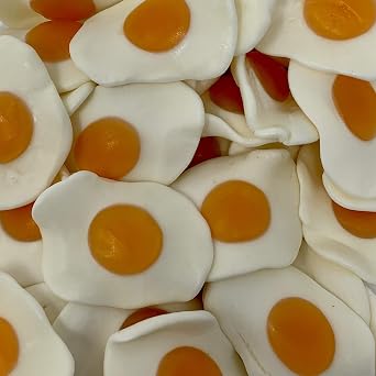 Giant Fried Eggs 2kg Share Bag by The Gourmet Sweet Company