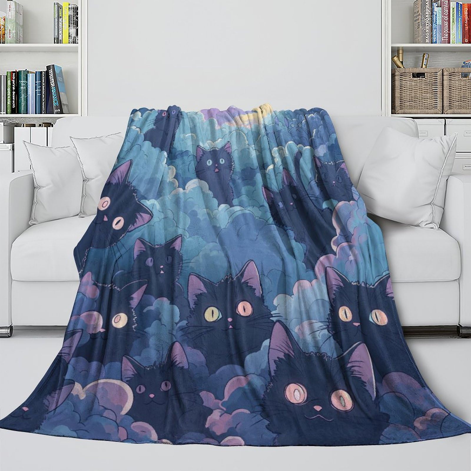 Coperta morbida in pile di flanella, ideale come regalo di compleanno per amici, familiari, regalo di Natale per amici e partner, coperta natalizia per divano e letto, 150 x 200 cm
