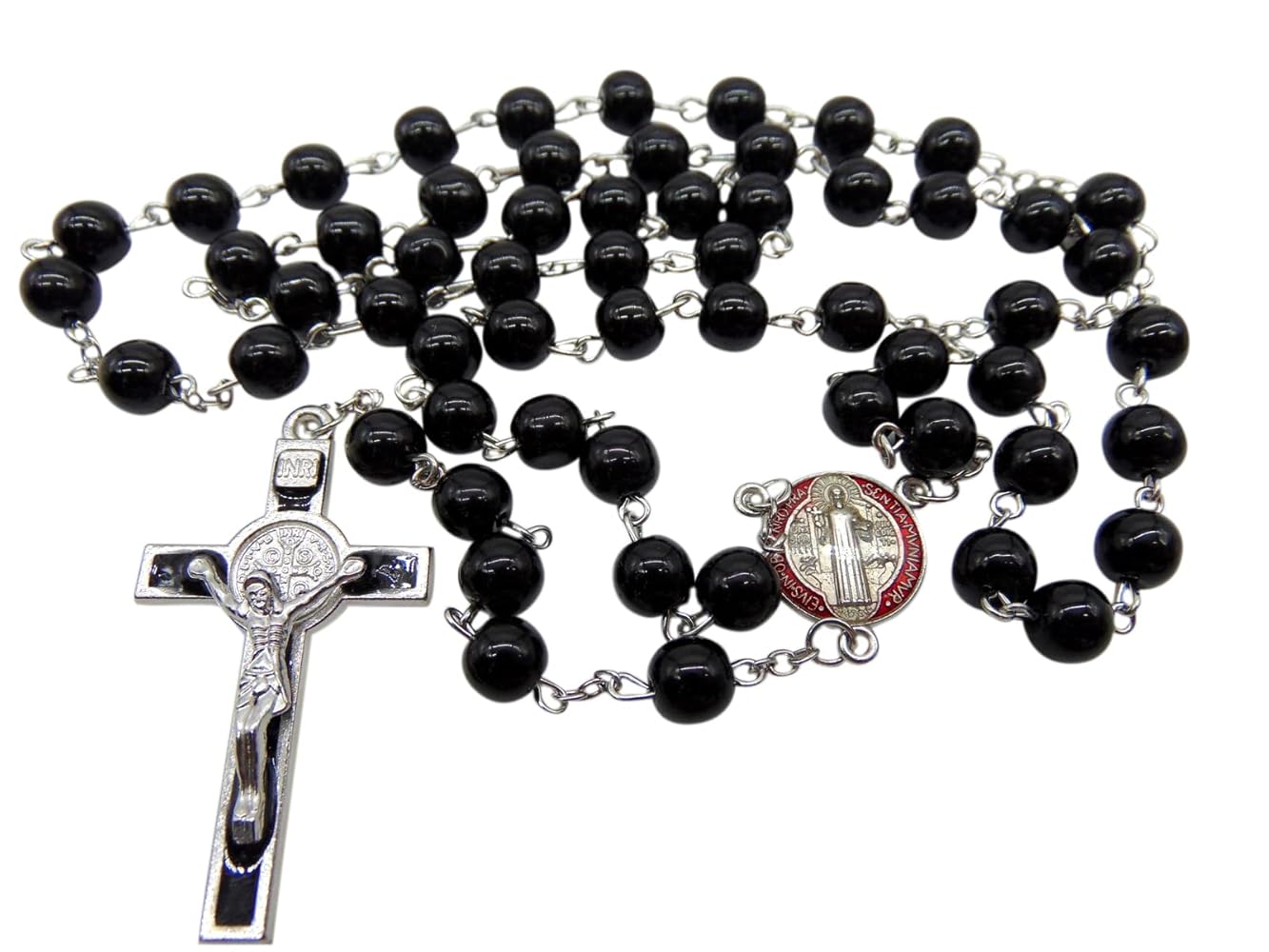 JOKER　＿＿＿＿＿銀線細工 ロザリオ フィリグリー十字架 /K082 ゴシックトップネックレス ロザリオ キリスト 十字架 磔刑