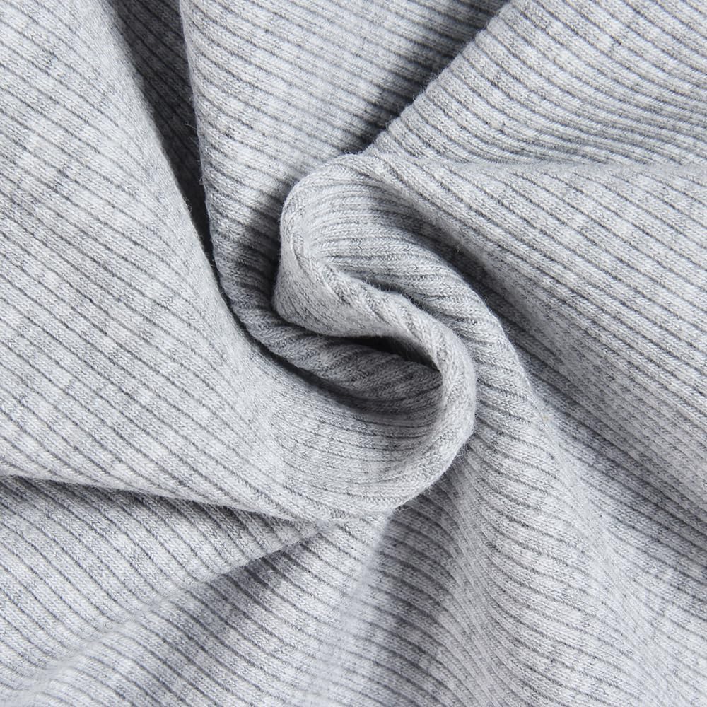 Roselux Womens Long Sleeve Scoop Neck Ribbed Knit Fitted Crop Top Casual Basic Shirts - Image 6